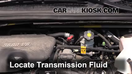 2005 Buick Terraza CX 3.5L V6 Líquido de transmisión Controlar nivel de líquido
